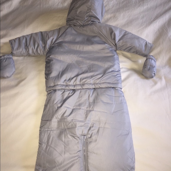 VERTBAUDET Baby Blue All-in-One Snowsuit 12-18mts - Picture 4 of 8